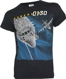 Bild von C-130 Hercules T-Shirt schwarz